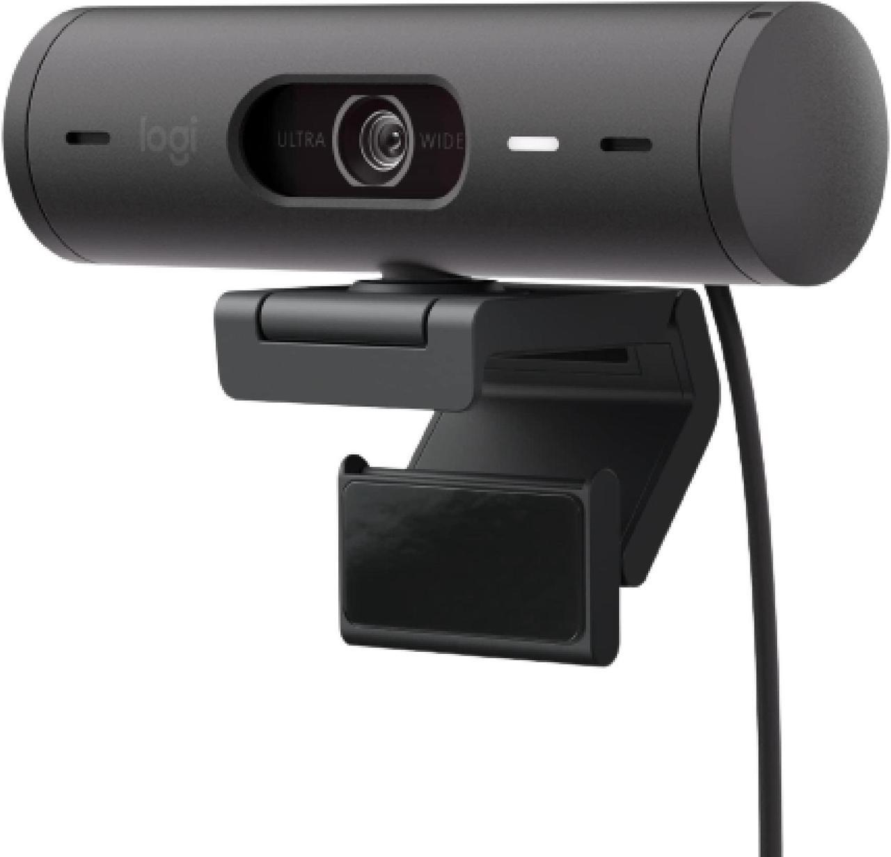 Main image of Logitech Brio 501 Full HD Webcam with Auto Light Correction,Show Mode, Dual Noise Reduction Mics, Privacy Cover, Works with Microsoft Teams, Google Meet, Zoom, USB-C Cable - Black