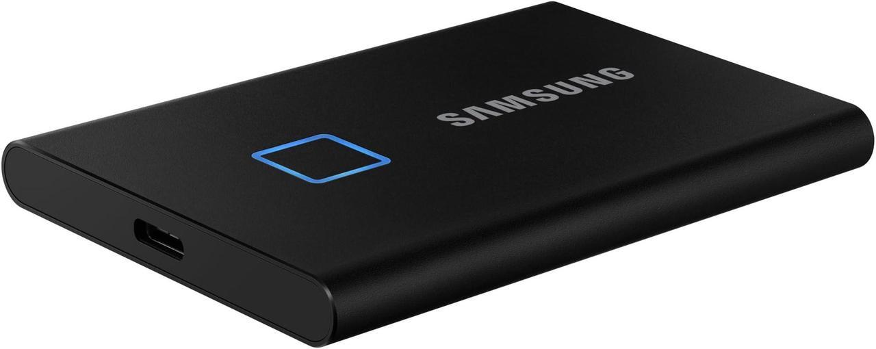 Alt view image 4 of 5 - SAMSUNG T7 Touch Portable SSD 2TB ,up to 1050MB/s, USB 3.2 External Solid State Drive, Black (MU-PC2T0K/WW)