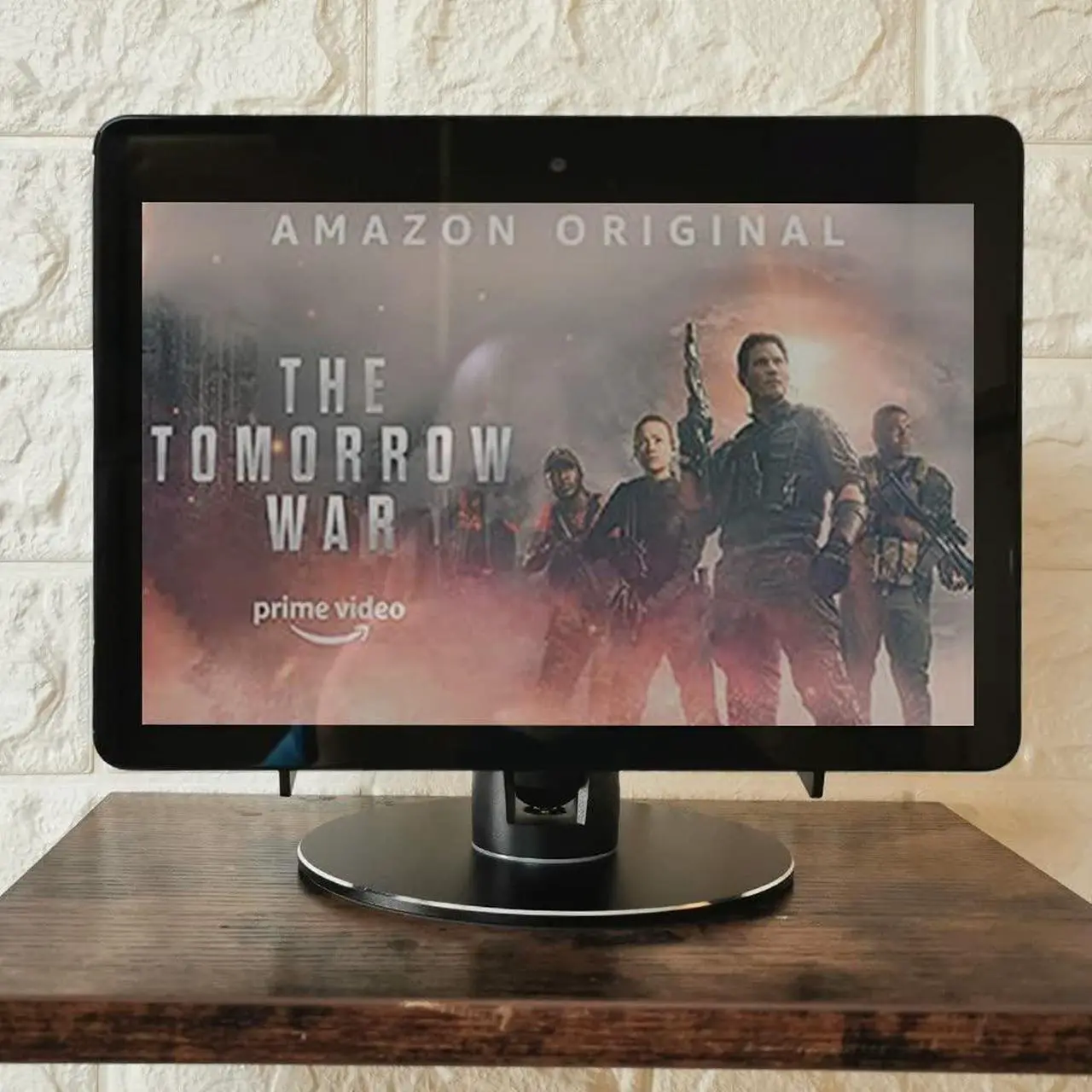 Alt view image 2 of 5 - ATOPHK Echo Show 10 Stand Aluminum Swivel Stand for  New Echo Show 2nd Gen Speaker Accessories Horizontal 360 Rotation Longitudinal Angle Change Base Lazy Susan Black ES007-01