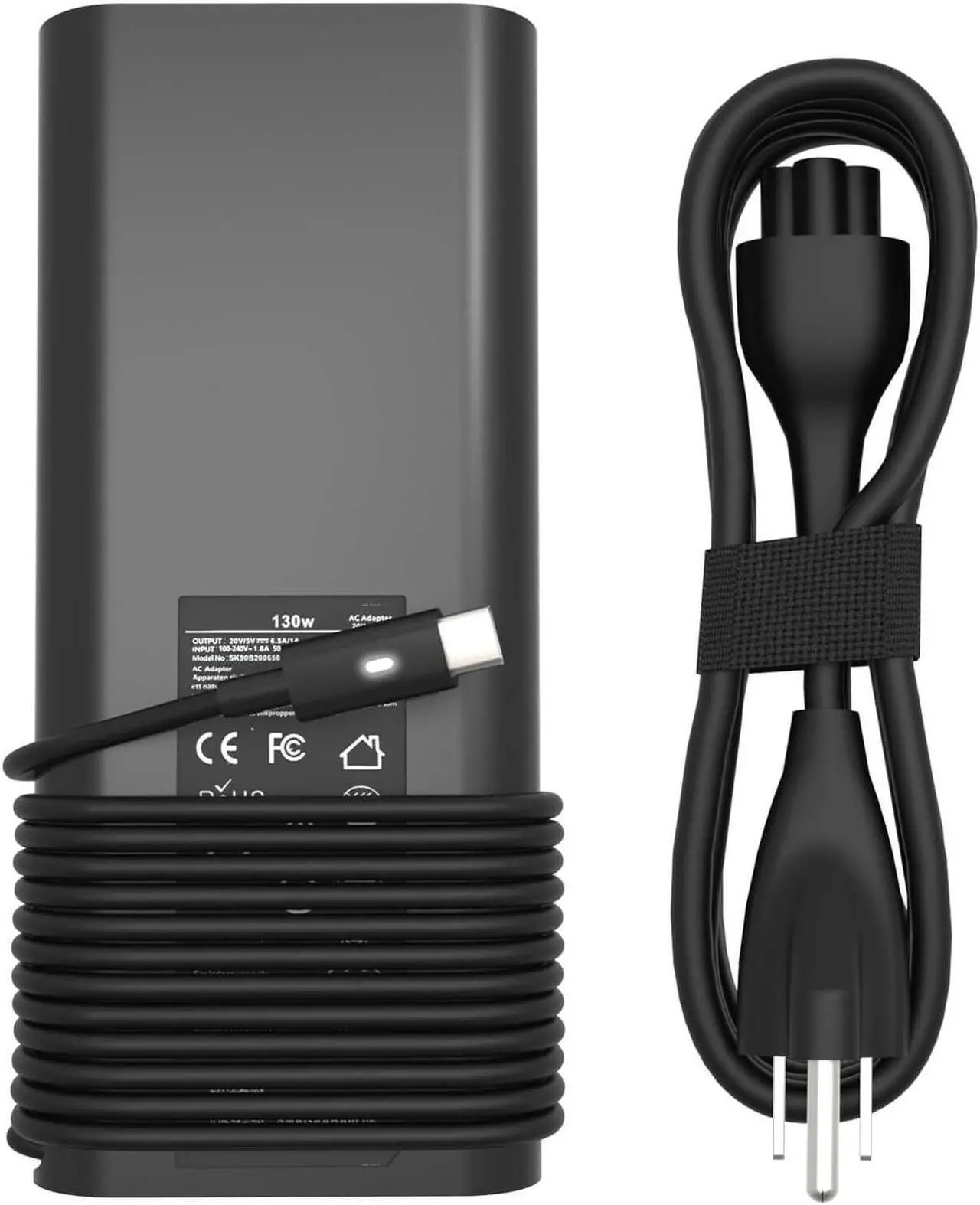 Main image of 130W AC Adapter for Dell Laptop Charger USB C - Dell Computer Charger for XPS 15 17 9500 9570 9575 9730 9530 Precision 5550 5560 5570 2in1 Latitude 9410 9510 9520 Type C Power Cord