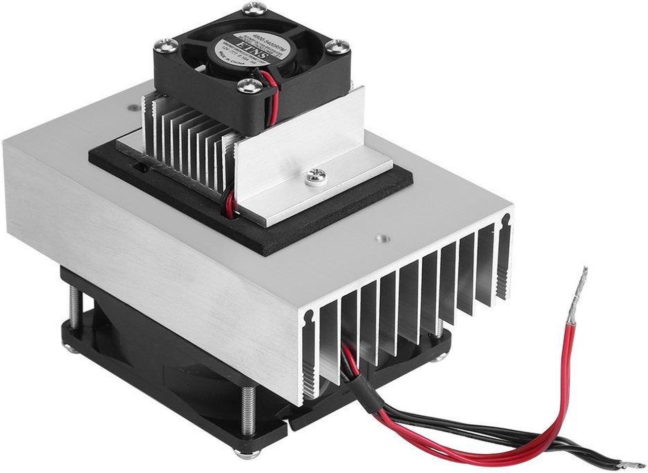 Main image of Mini Air Conditioner,DC 12V Thermoelectric Peltier Cooler Refrigeration Cooling System Heat Sink Conduction Module Semiconductor Fridge Refrigeration Cooling System DIY Kit