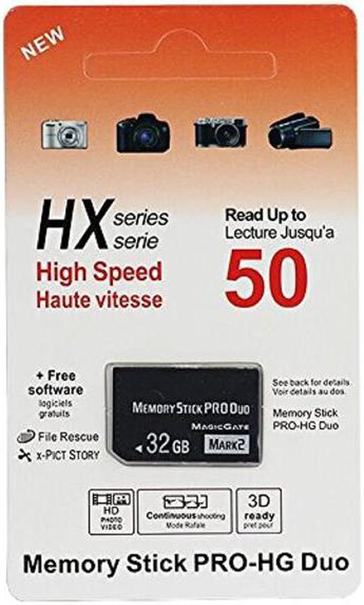 Alt view image 5 of 5 - 32GB(Mark 2) High Speed Memory Stick Pro-HG Duo for Gig Digital Camera psp 1000 2000 3000 PSP