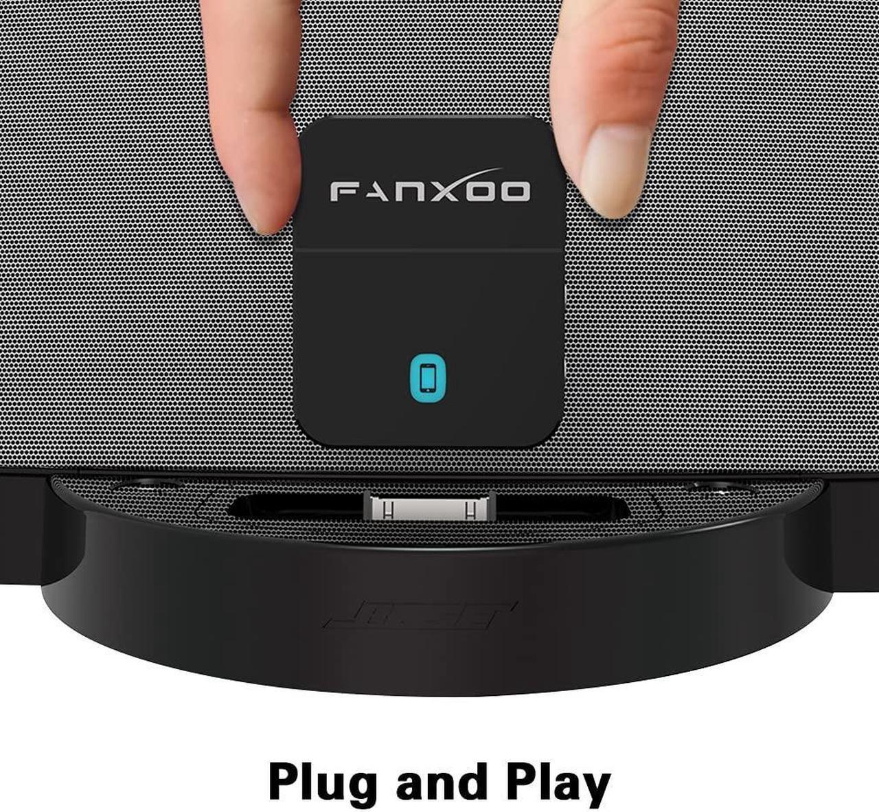 Alt view image 3 of 5 - Fanxoo DockPro 30 pin Bluetooth 5.0 Adapter for Bose Sounddock 30 pin to lightning Bluetooth Adapter Compatible for iPhone iPod Docking Station