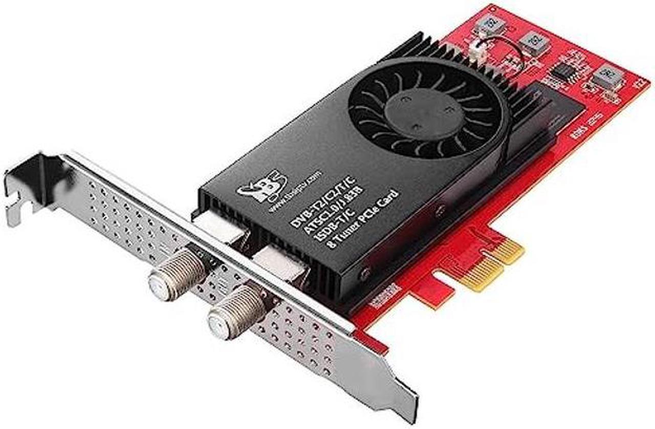 Alt view image 3 of 5 - TBS 6209se DVB-T2/ C2/ T/ C/ ISDB-T Octa PCIe Digital TV Tuner Card for PC / IPTV Server