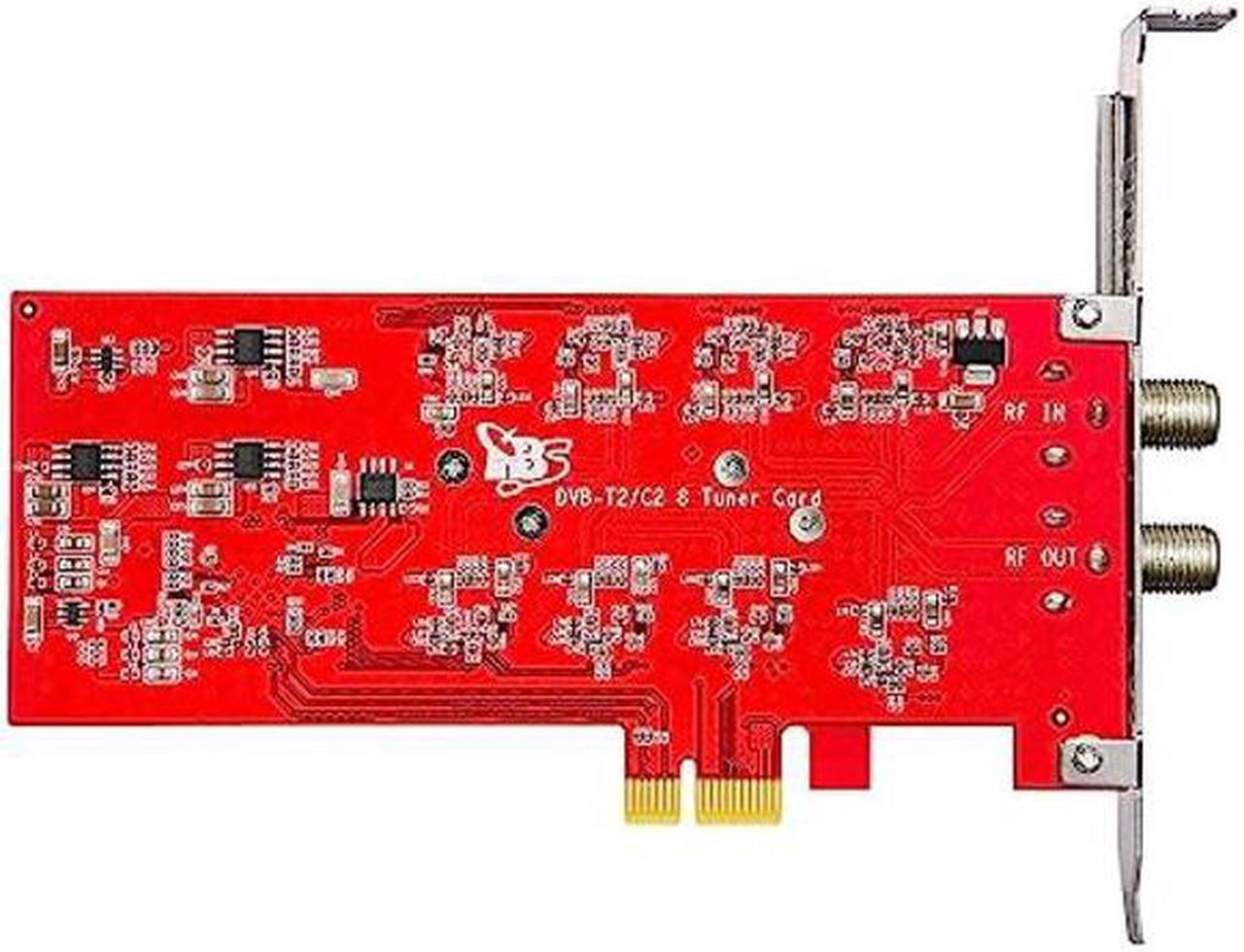 Alt view image 5 of 5 - TBS 6209se DVB-T2/ C2/ T/ C/ ISDB-T Octa PCIe Digital TV Tuner Card for PC / IPTV Server