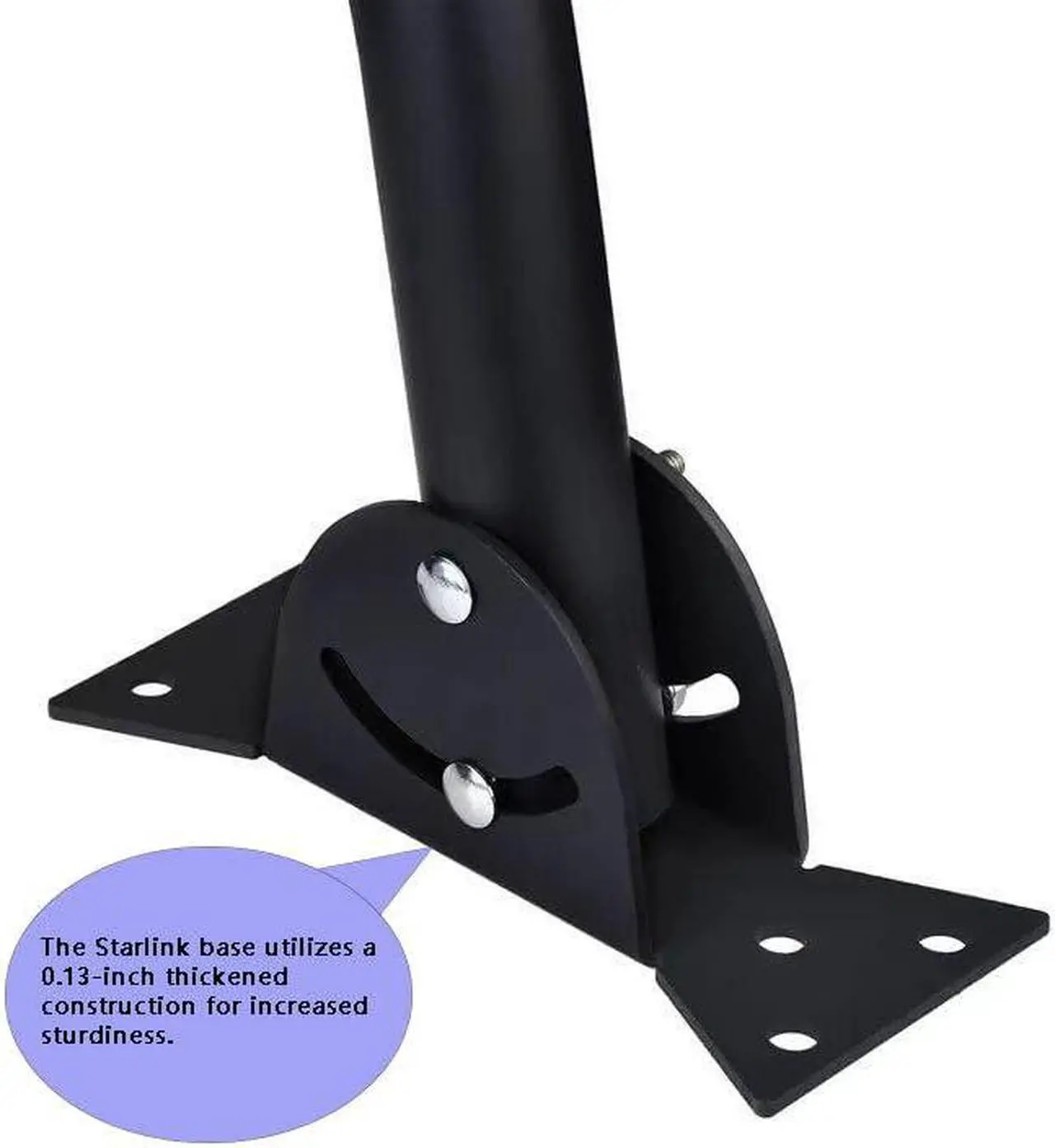 Alt view image 5 of 5 - Szkerui Adjustable Starlink Gen 2 Long Wall Mount Starlink V2 Router Wall Mount Starlink Roof Mount, for Starlink Internet Kit Satellite, with Starlink Mount Adapter Compatible with V2 Starlink