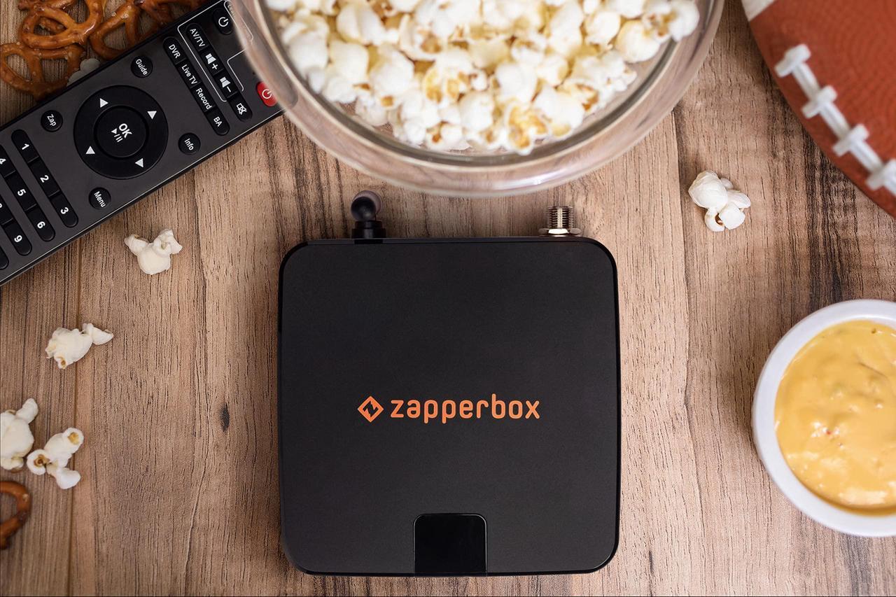 Alt view image 2 of 5 - ZapperBox M1 ATSC 3.0 OTA Tuner & DVR with 4K, HDR, and Channel Guide (Dual Tuner)
