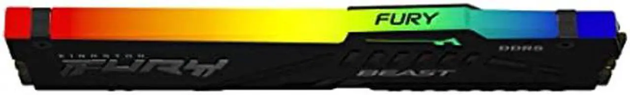 Alt view image 3 of 5 - Kingston Technology Fury Beast RGB 8GB 5600MT/s DDR5 CL40 DIMM Desktop Memory Single Module | Intel XMP 3.0 | Infrared Sync Technology | Overclocking Stability | KF556C40BBA-8