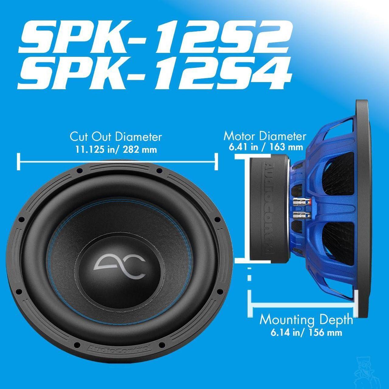 Alt view image 3 of 5 - AudioControl Spike Series Car Audio 12" Subwoofer, High-Fidelity, 500 Watt RMS/700 Watt Max, 4 Ohm