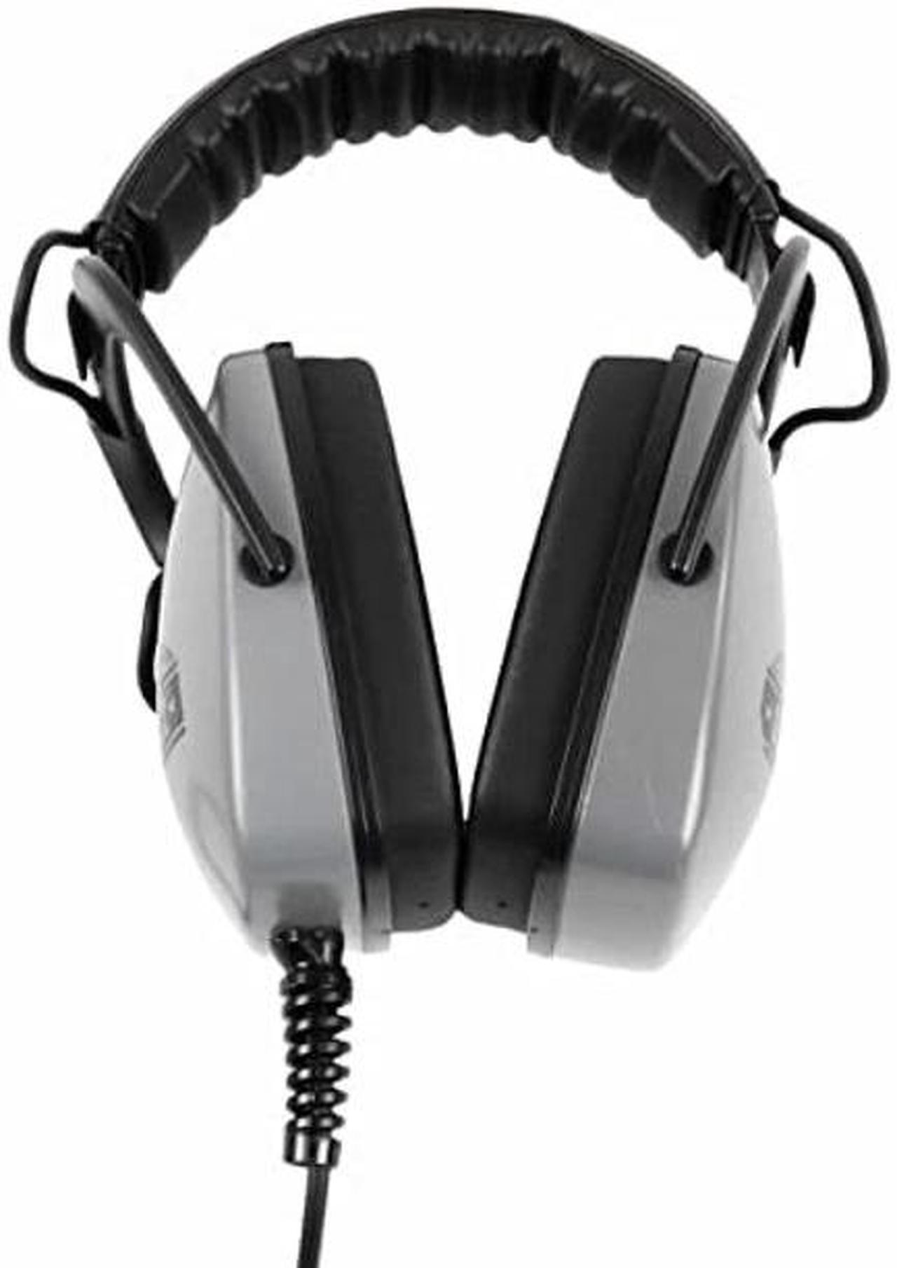 Main image of DetectorPro Gray Ghost Amphibian II Waterproof Headphones for XP Deus II, Black
