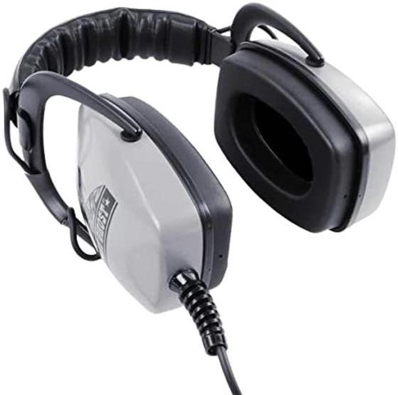 Alt view image 2 of 3 - DetectorPro Gray Ghost Amphibian II Waterproof Headphones for XP Deus II, Black
