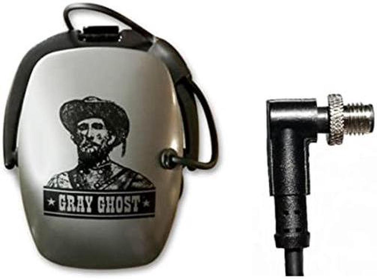 Alt view image 3 of 3 - DetectorPro Gray Ghost Amphibian II Waterproof Headphones for XP Deus II, Black