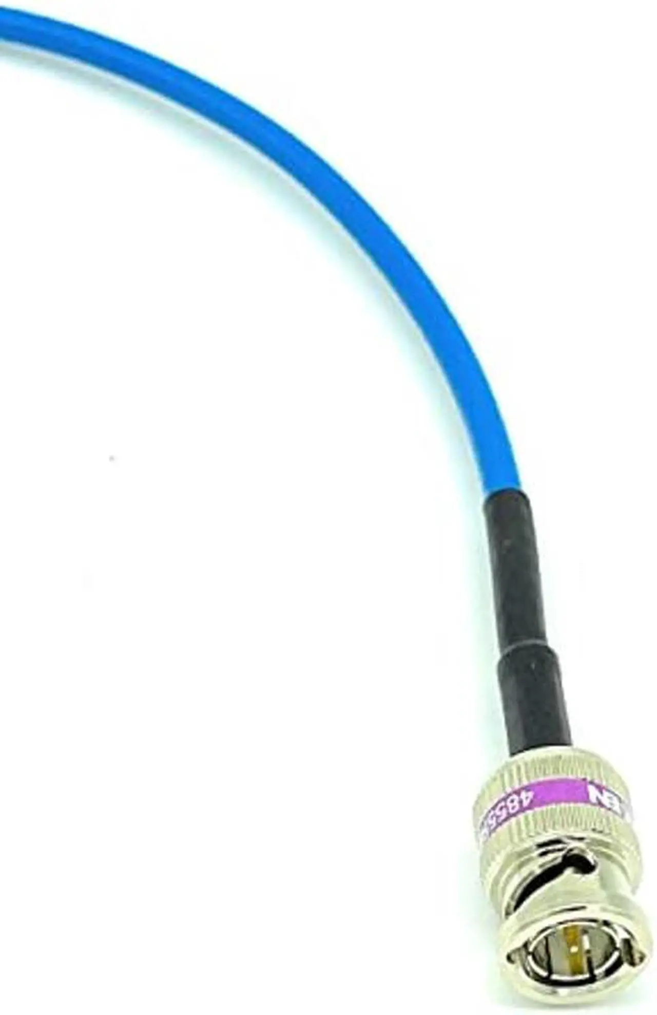 Alt view image 2 of 4 - AV-Cables 12G 4K HD SDI BNC - BNC Cable Belden 4855R Mini RG59 (1.0ft, Blue)