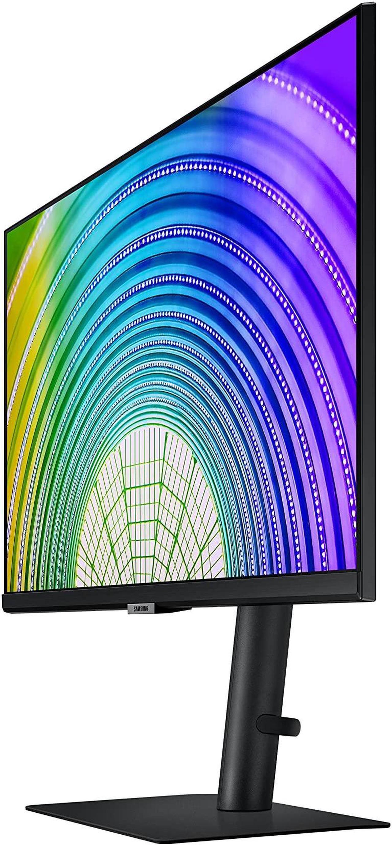 Alt view image 3 of 5 - SAMSUNG 24 Inch QHD Computer Monitor, 75Hz, HDMI Monitor, Vertical, 1440p IPS Monitor, HDR10 (1 Billion Colors), TUV-Certified Intelligent Eye Care, S60A (LS24A600NWNXGO)