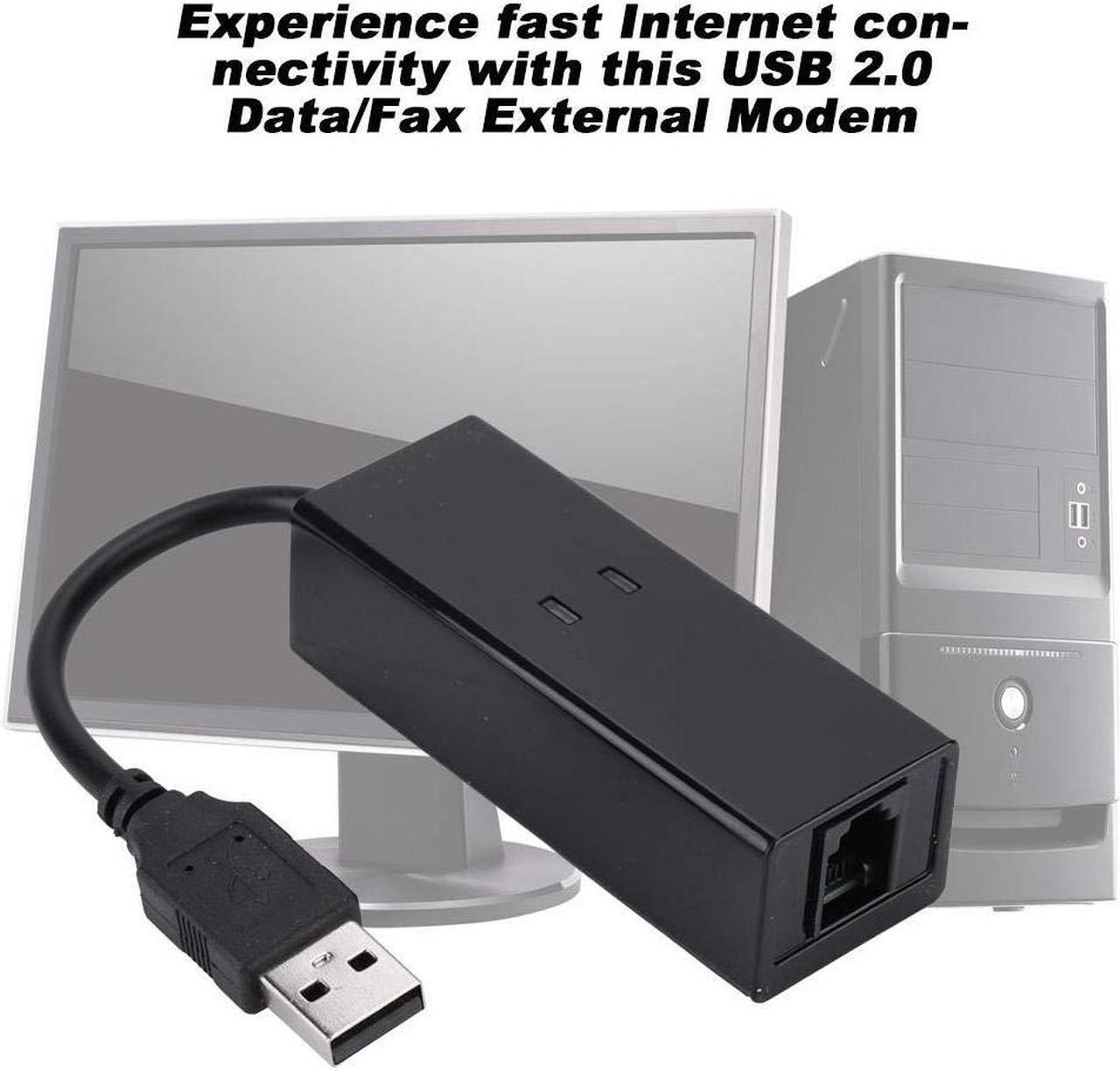 Alt view image 4 of 5 - External Dial Up Voice Fax Data Modem USB 56K External Dial Up Voice Fax Data Modem Fit for Win7 for Win8 for Win10 for