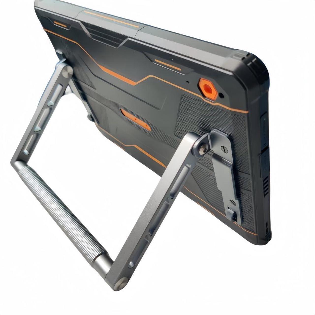 Alt view image 3 of 5 - Generic Luxury Shockproof Aluminum Alloy Tablet Stand with Screws (Set of 4) for Oukitel RT2 RT6 RT7 RT7 Titan Rugged Tablet PC, Silvery
