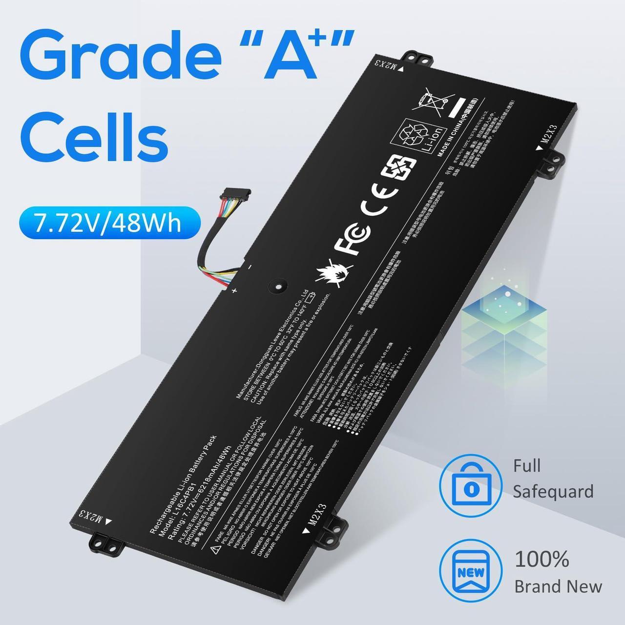 Alt view image 5 of 5 - Fancy Buying L16M4PB1 L16L4PB1 L16C4PB1 Laptop Battery for Yoga 730-13IWL ideapad Yoga 720-13IKB 730-13IKB Series Notebook 5B10M52738 5B10M52739 5B10M52740 5B10Q38237 5B10Q38238 2ICP4/43/110-2