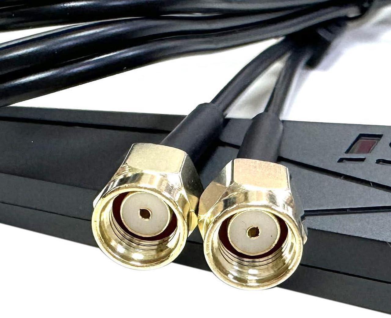 Alt view image 3 of 5 - WiFi 7 2T2R WiFi 6E Dual Band Moving Antenna for ASUS ROG Strix B550I B660I H370I H470I Z590-E Z690-A GAMING/Z270 Z370 Z390 X470I X570I /X99 PRO Z87 Z97 DELUXE/Z390M PRO Plus Gaming TUF H370 B360
