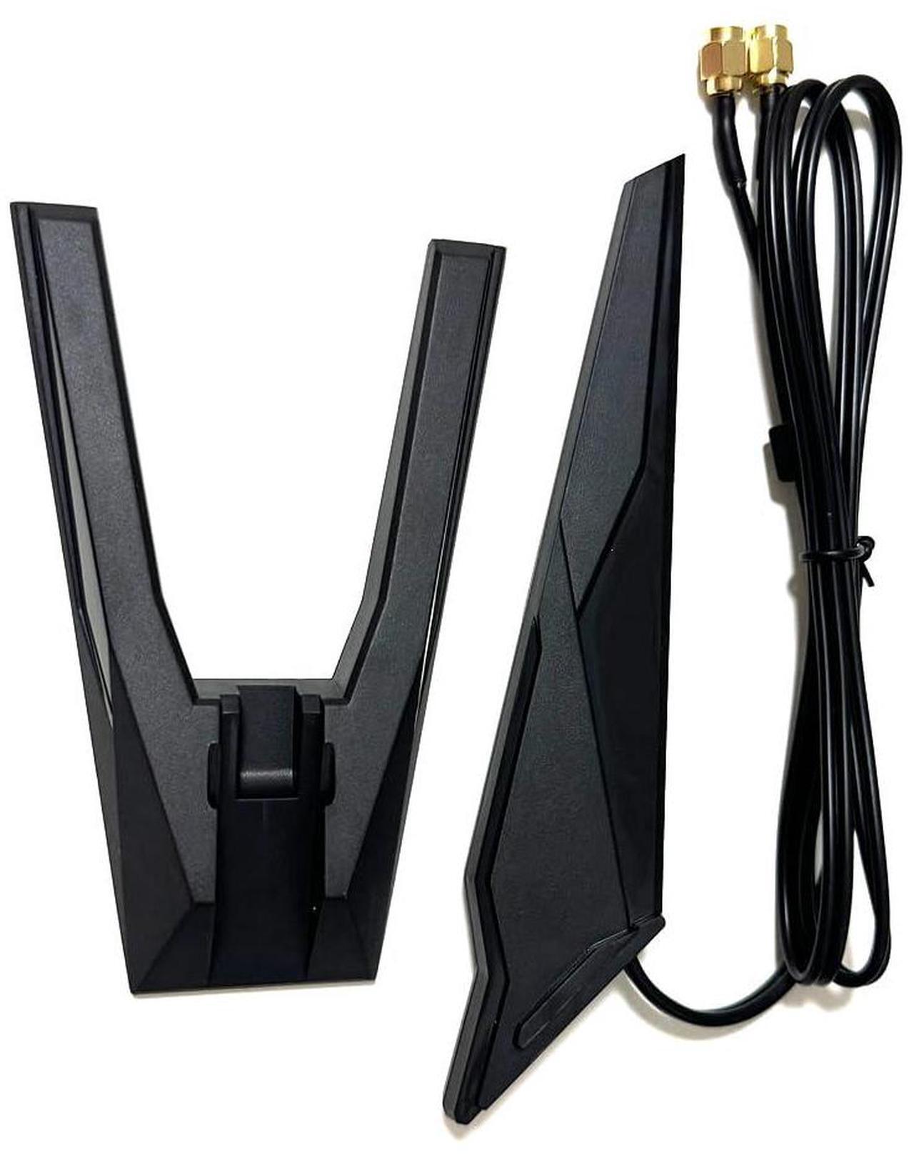 Alt view image 5 of 5 - WiFi 7 2T2R WiFi 6E Dual Band Moving Antenna for ASUS ROG Strix B550I B660I H370I H470I Z590-E Z690-A GAMING/Z270 Z370 Z390 X470I X570I /X99 PRO Z87 Z97 DELUXE/Z390M PRO Plus Gaming TUF H370 B360