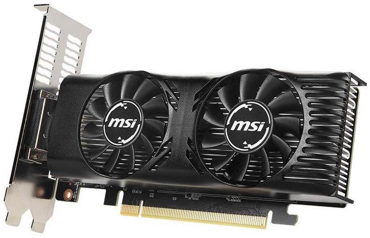 Alt view image 3 of 3 - MSI Gaming GeForce GTX 1650 128-Bit HDMI/DP/DVI 4GB GDRR5 HDCP Support DirectX 12 VR Ready OC Low Profile Bracket Included Graphics Card (GTX 1650 4GT LP OC)
