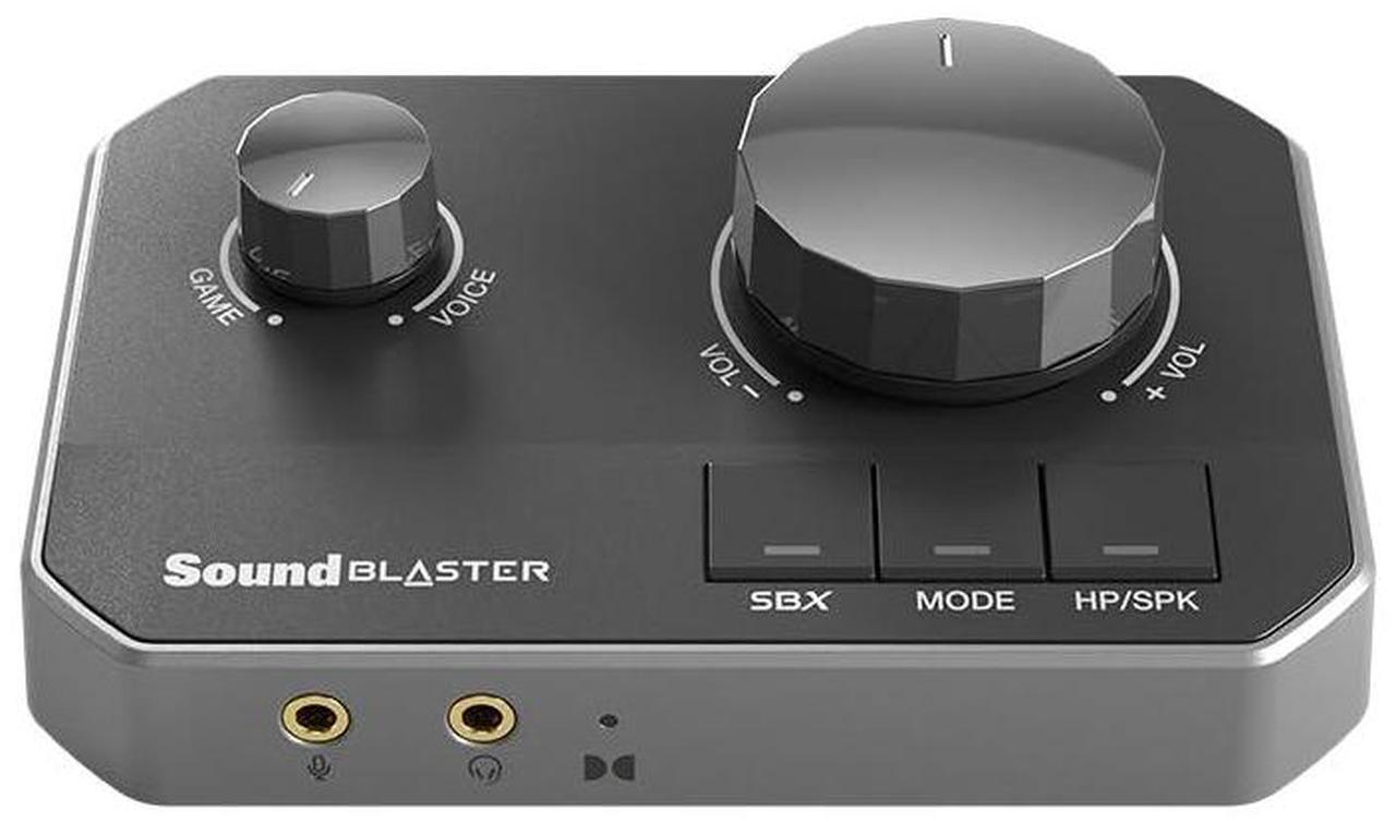 Main image of Sound Blaster G8 - Hi-Res Gaming USB DAC with Dual USB Audio Mixing and Fully Customizable Acoustic Engine and 10-Band Equalizer