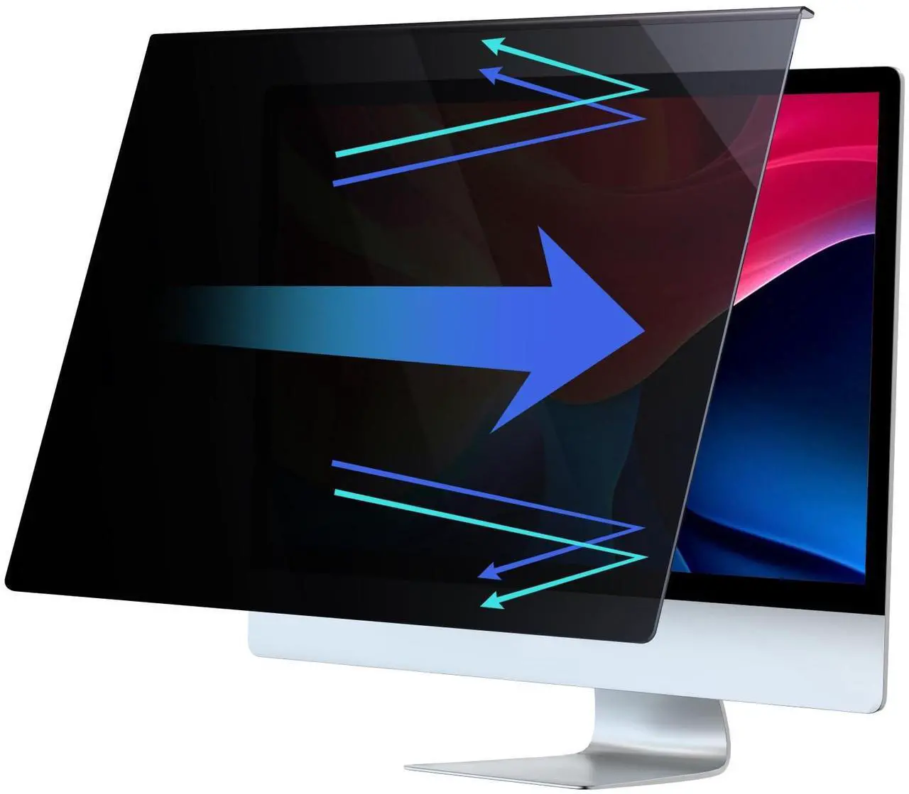Main image of Fohil 27 Inch Privacy Screen for Computer Monitor Privacy Screen Filter for 16:9 Widescreen Hanging Type Anti Scratch Screen Protector Easy Installation Shield for PC Computer
