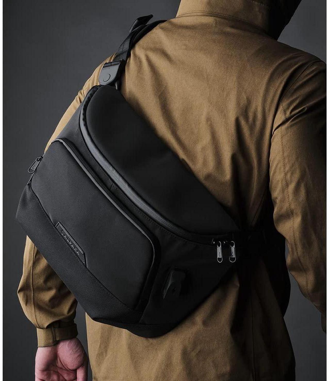 Alt view image 2 of 5 - ALPAKA Bravo Sling Max Black HUB Carabiner Quick Release Key Clip - Magnetic Latch - Attach to Sling Bag, Belt Loops