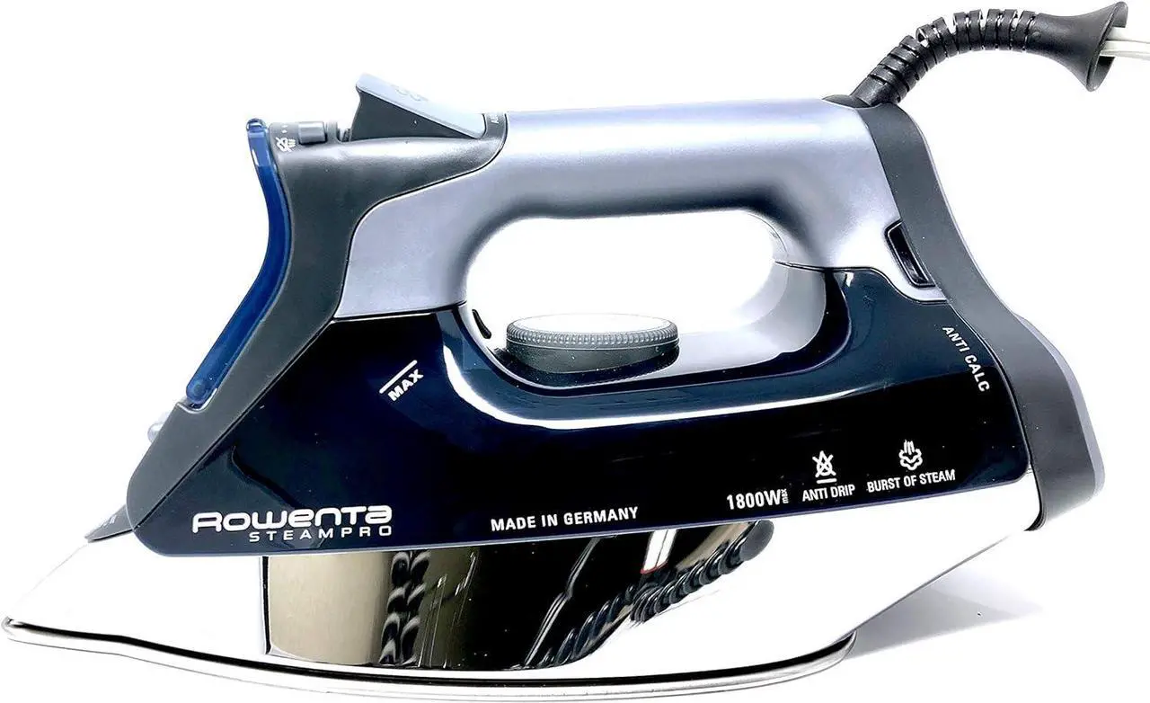 Main image of Rowenta Dw8193 Steam Pro Professional Iron,1800 Watt with Auto On/Off, 400 Hole.
Factory Remanufactured. Made in Germany