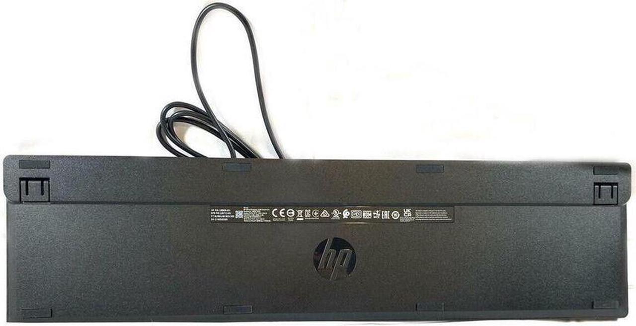 Alt view image 7 of 7 - HP Smart Buy Wired 320K Slim Keyboard Black 108 Keys USB-A HSA-C001K L96909-001