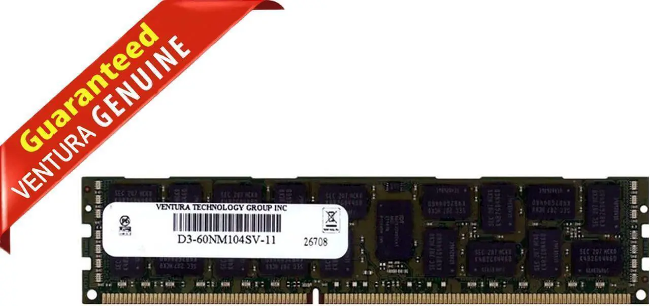 Main image of Ventura D3-60NM104SV-11 8GB PC3-12800 DDR3-1600MHz ECC Registered Memory Module