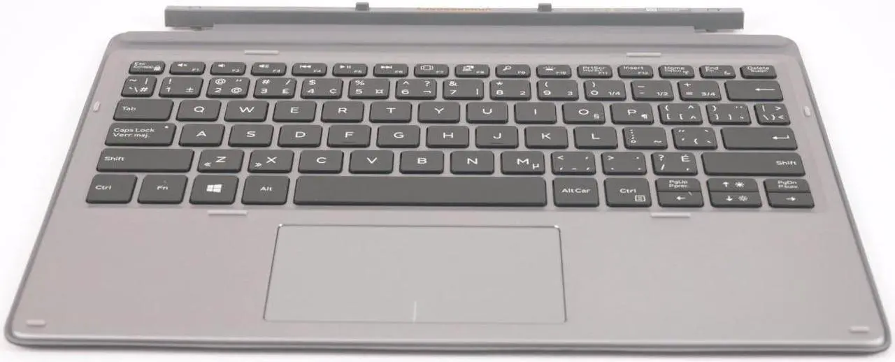 Alt view image 2 of 6 - Dell Latitude 7210 7200 2-in-1 Tablet Travel Keyboard FR-CAN AG00BK-CAN-MU D5KC6