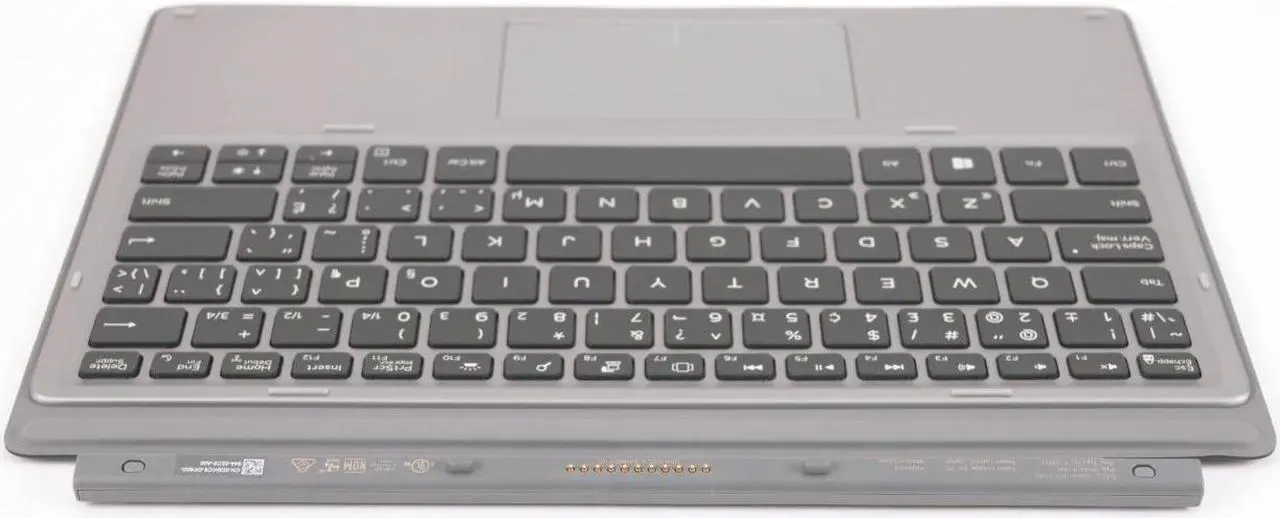 Alt view image 3 of 6 - Dell Latitude 7210 7200 2-in-1 Tablet Travel Keyboard FR-CAN AG00BK-CAN-MU D5KC6