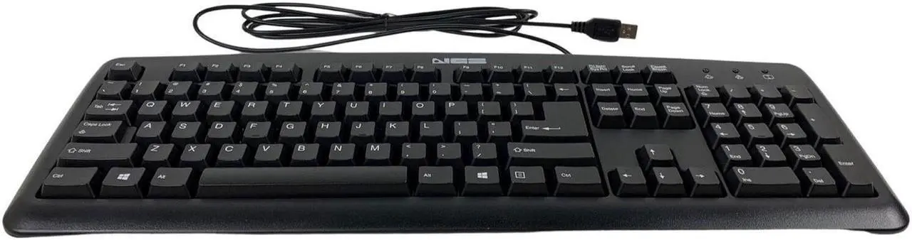 Alt view image 3 of 5 - Genuine NCS USB KU-0325 USB Wired Plug and Play PC Computer Keyboard Black