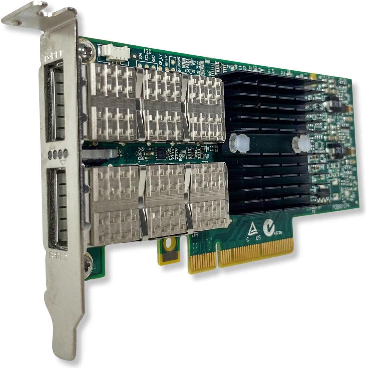 Alt view image 4 of 7 - Mellanox MCX354A-FCBT CX354A ConnectX-3 VPI FDR Infiniband 40GbE QSFP PCIe Card