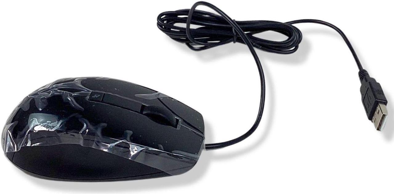 Alt view image 3 of 7 - Dell Premium 6-Button USB Wired Laser Scroll Mouse Black V7623 J660D