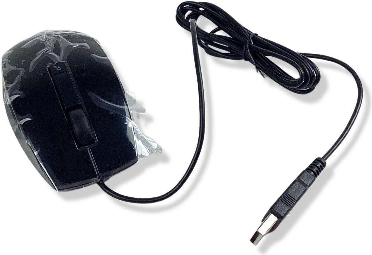 Alt view image 5 of 7 - Dell Premium 6-Button USB Wired Laser Scroll Mouse Black V7623 J660D