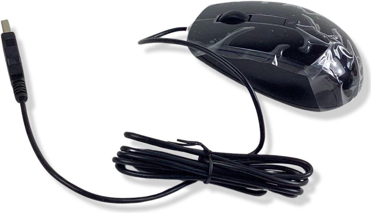 Alt view image 6 of 7 - Dell Premium 6-Button USB Wired Laser Scroll Mouse Black V7623 J660D