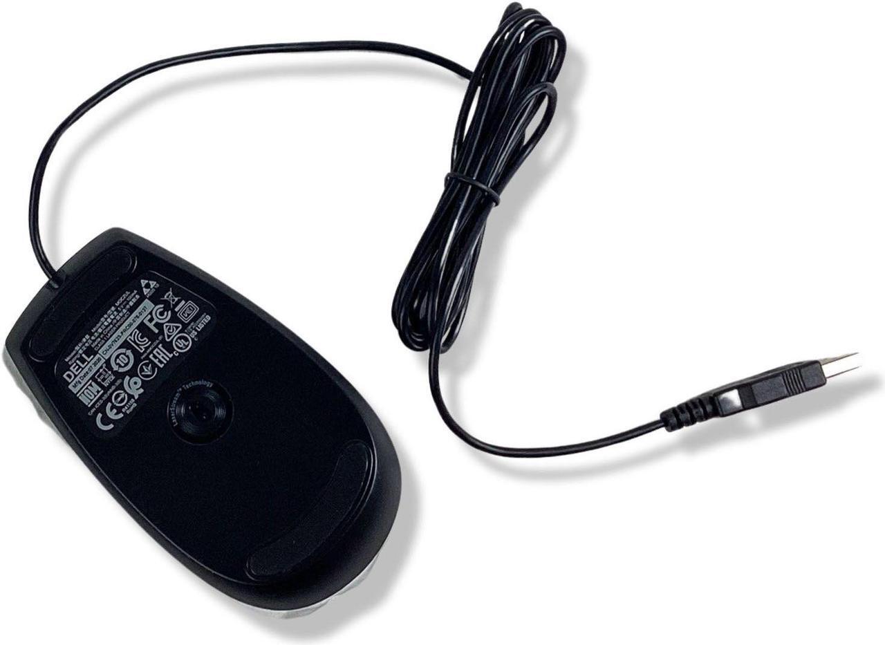 Alt view image 7 of 7 - Dell Premium 6-Button USB Wired Laser Scroll Mouse Black V7623 J660D
