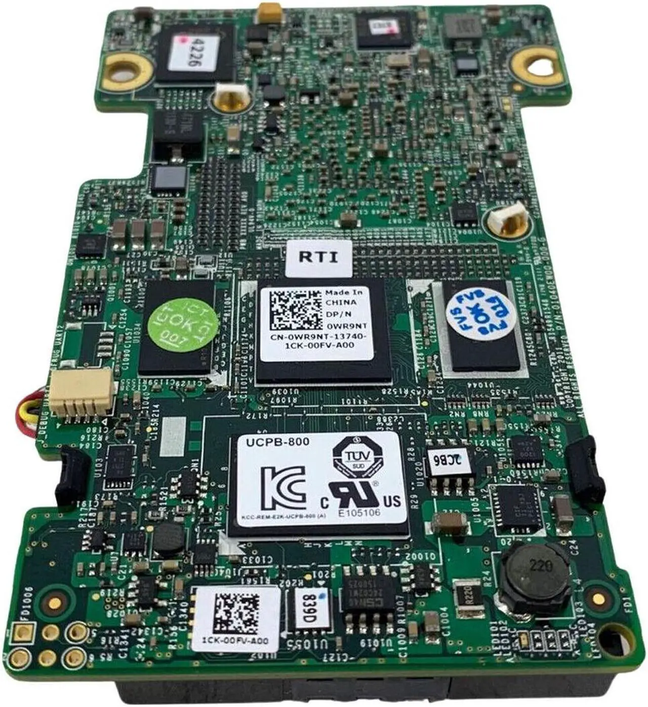 Alt view image 6 of 6 - Dell 0WR9NT PERC H710 6Gbp/s SAS SATA 512MB NV Cache Mini Blade RAID Controller