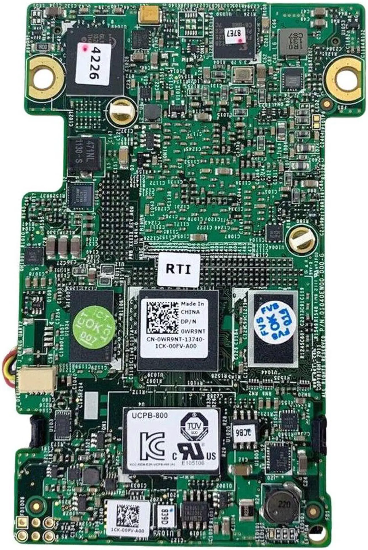 Alt view image 5 of 6 - Dell 0WR9NT PERC H710 6Gbp/s SAS SATA 512MB NV Cache Mini Blade RAID Controller