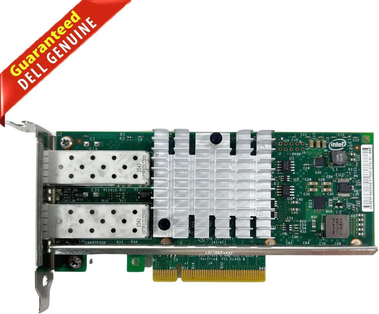 Alt view image 7 of 11 - Dell Intel X520-DA2 10Gb DP SFP+ CNA LP (942V6)