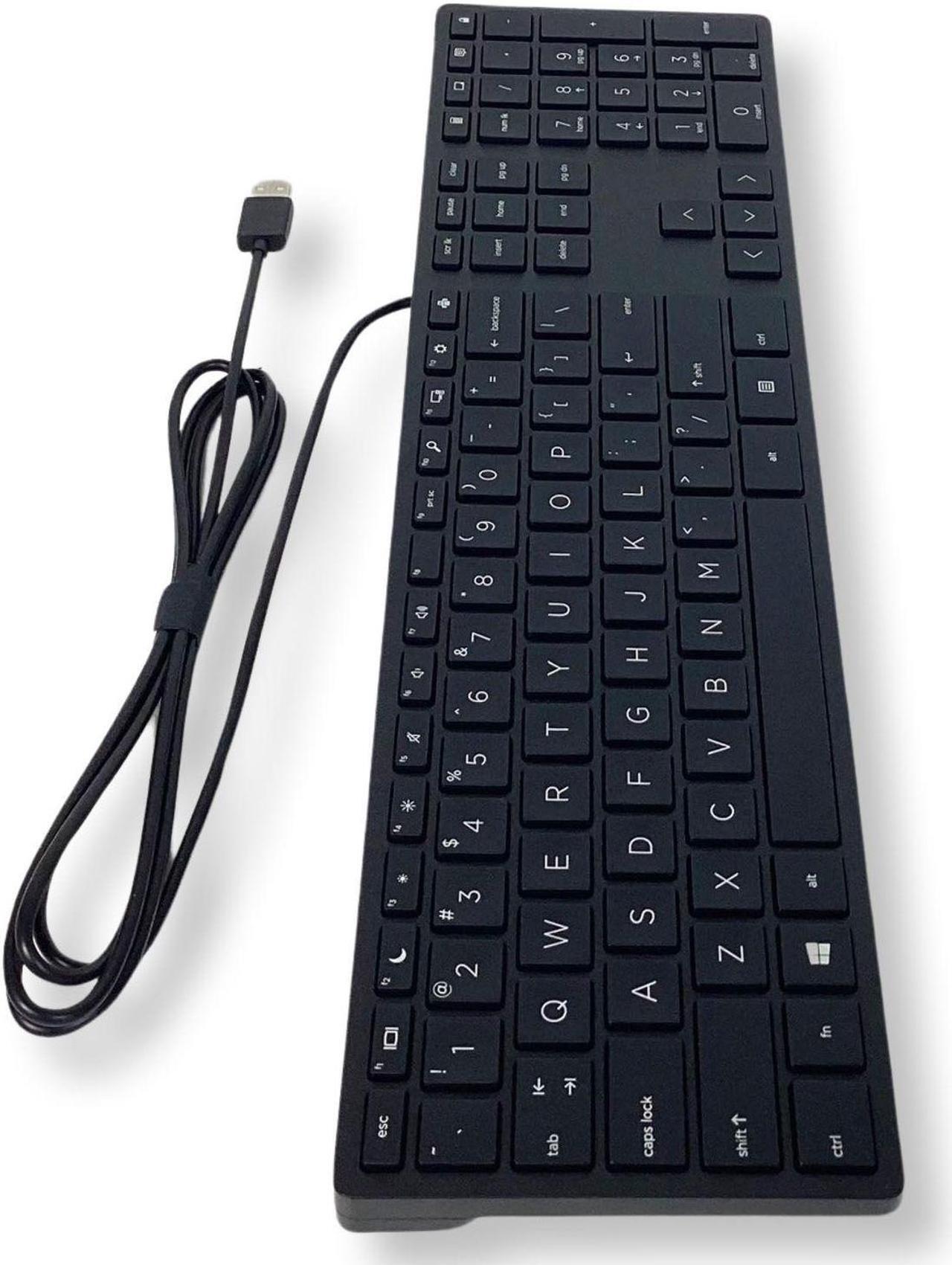 Alt view image 5 of 7 - HP Smart Buy Wired 320K Slim Keyboard Black 108 Keys USB-A HSA-C001K L96909-001 for Computer Hardware
