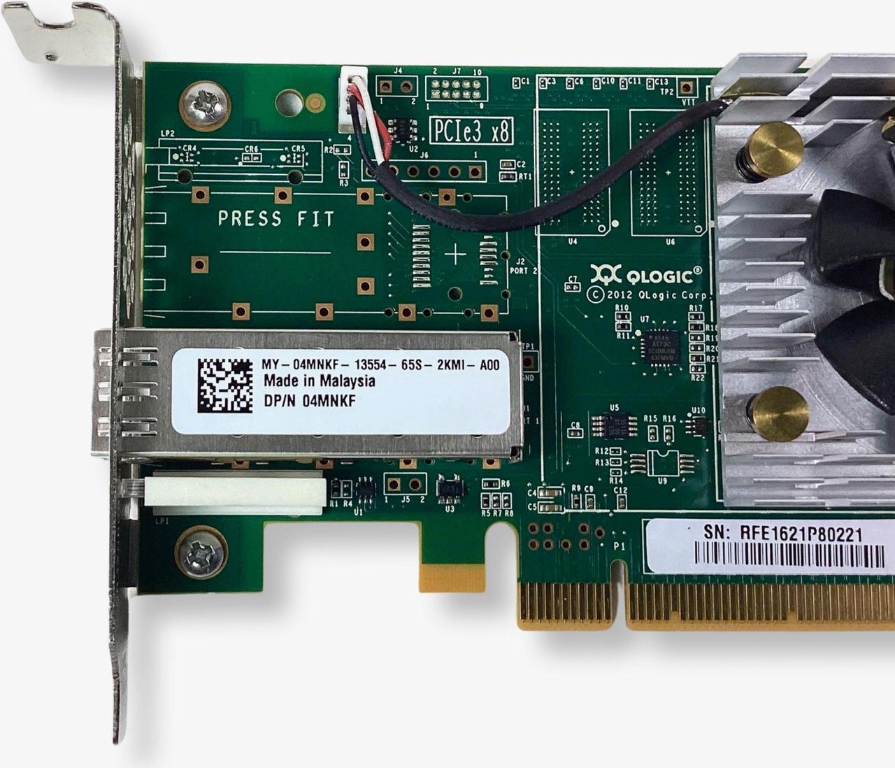 Alt view image 7 of 7 - H28RN Dell PowerEdge R830 730 QLogic 2660 Single Port 16GbE Fibre Channel