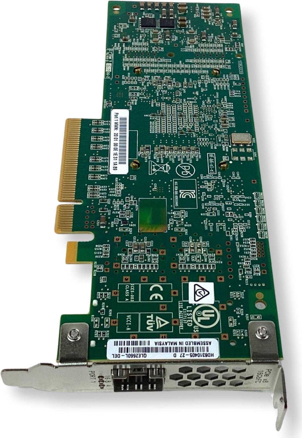 Alt view image 6 of 7 - H28RN Dell PowerEdge R830 730 QLogic 2660 Single Port 16GbE Fibre Channel