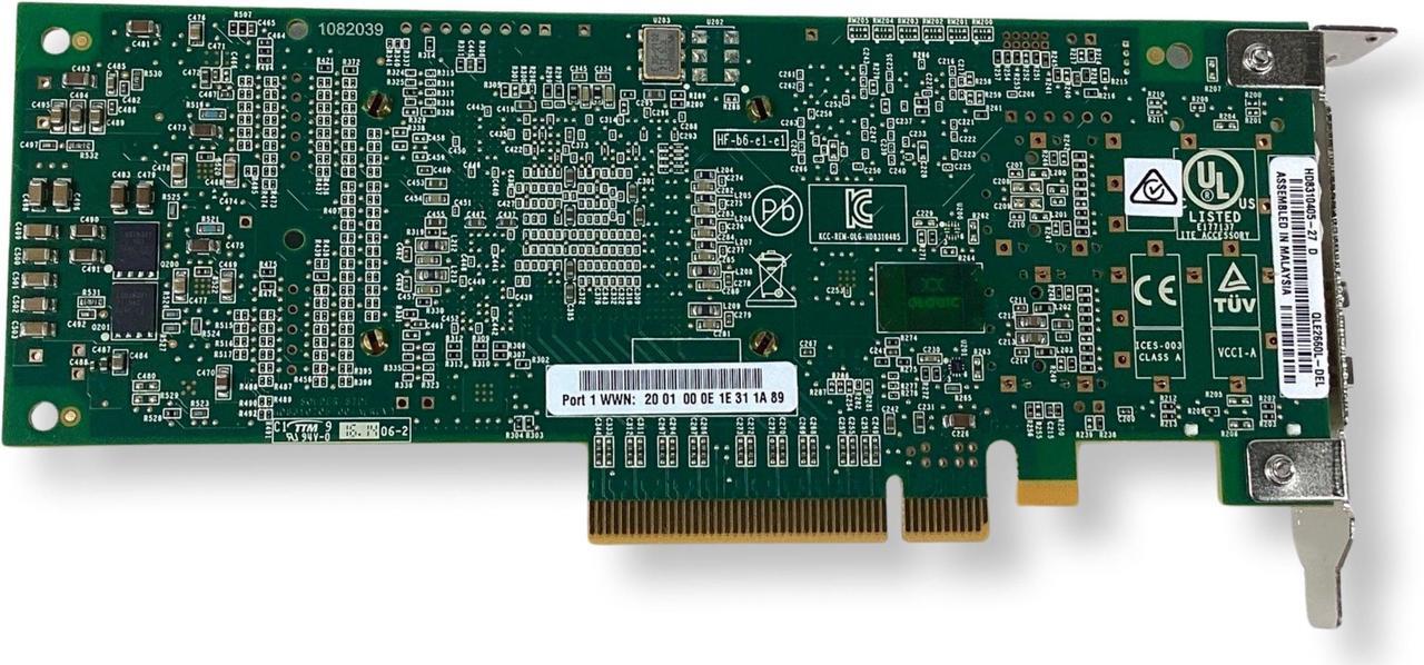 Alt view image 5 of 7 - H28RN Dell PowerEdge R830 730 QLogic 2660 Single Port 16GbE Fibre Channel