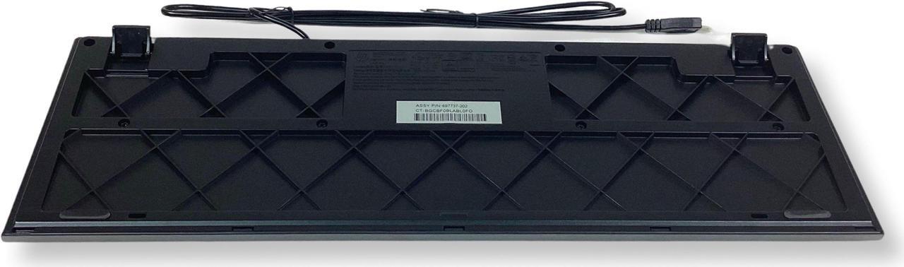 Alt view image 5 of 7 - HP COMPAQ 505130-121 USB Wired Desktop Keyboard PR1101U 697737-202