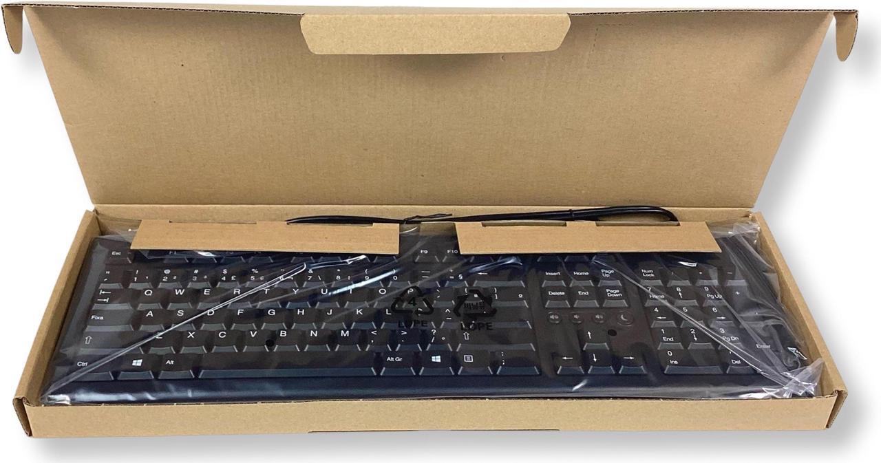 Alt view image 7 of 7 - HP COMPAQ 505130-121 USB Wired Desktop Keyboard PR1101U 697737-202