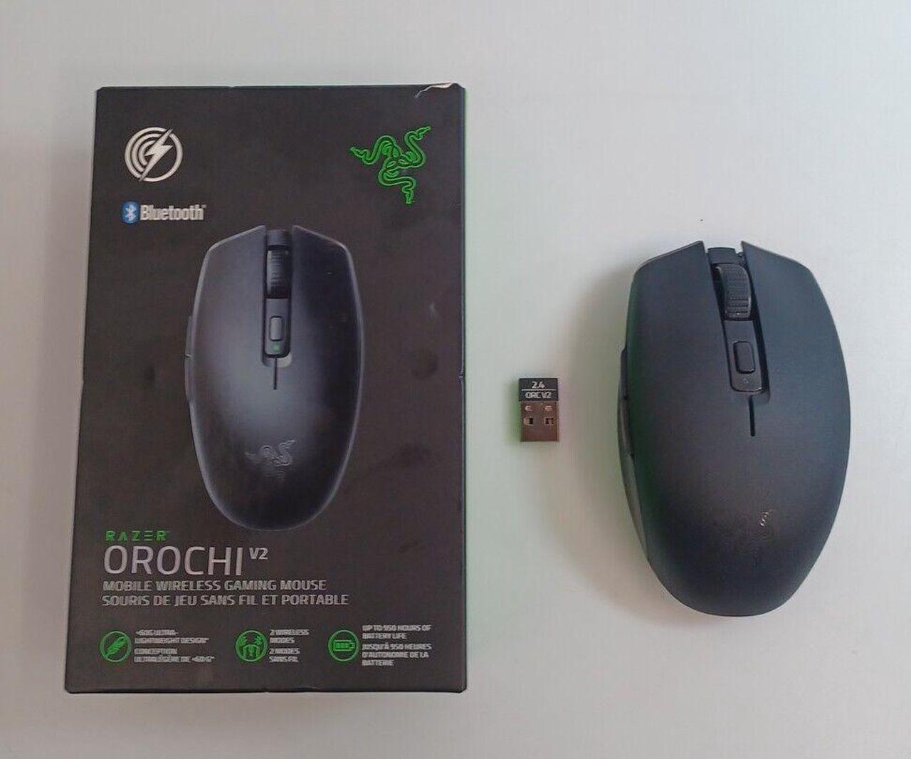Alt view image 9 of 14 - Razer Orochi V2 Mobile Wireless Gaming Mouse Ultra Lightweight - 2 Wireless Modes - Up to 950hrs Battery Life - Mechanical Mouse Switches - 5G Advanced 18K DPI Optical Sensor Black