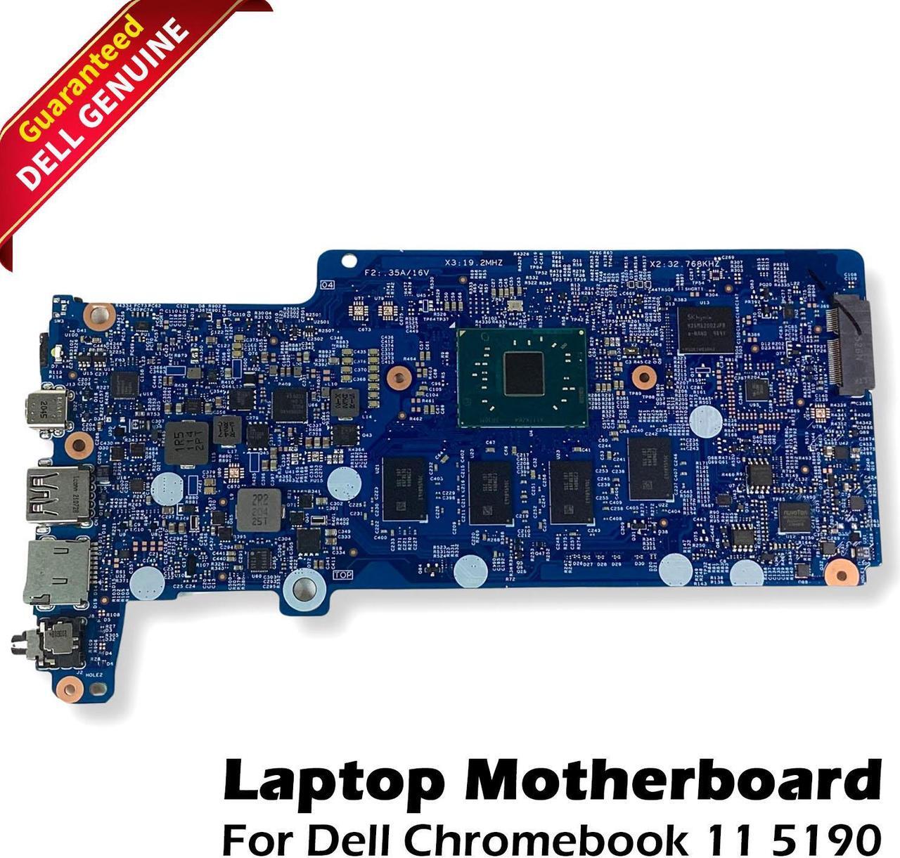 Main image of Dell Chromebook 11 5190 Motherboard  with Intel Celeron N3350 1.10GHz, 4GB RAM, 32GB eMMC Storage MVYH2
