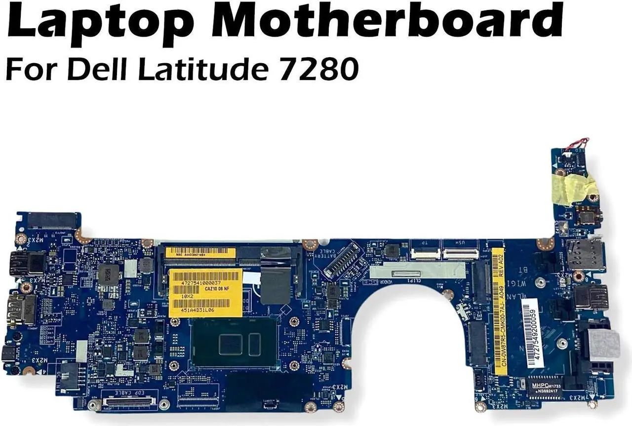 Alt view image 2 of 7 - Dell Latitude 7280 Intel Core I5-6200U Laptop Motherboard W87R5